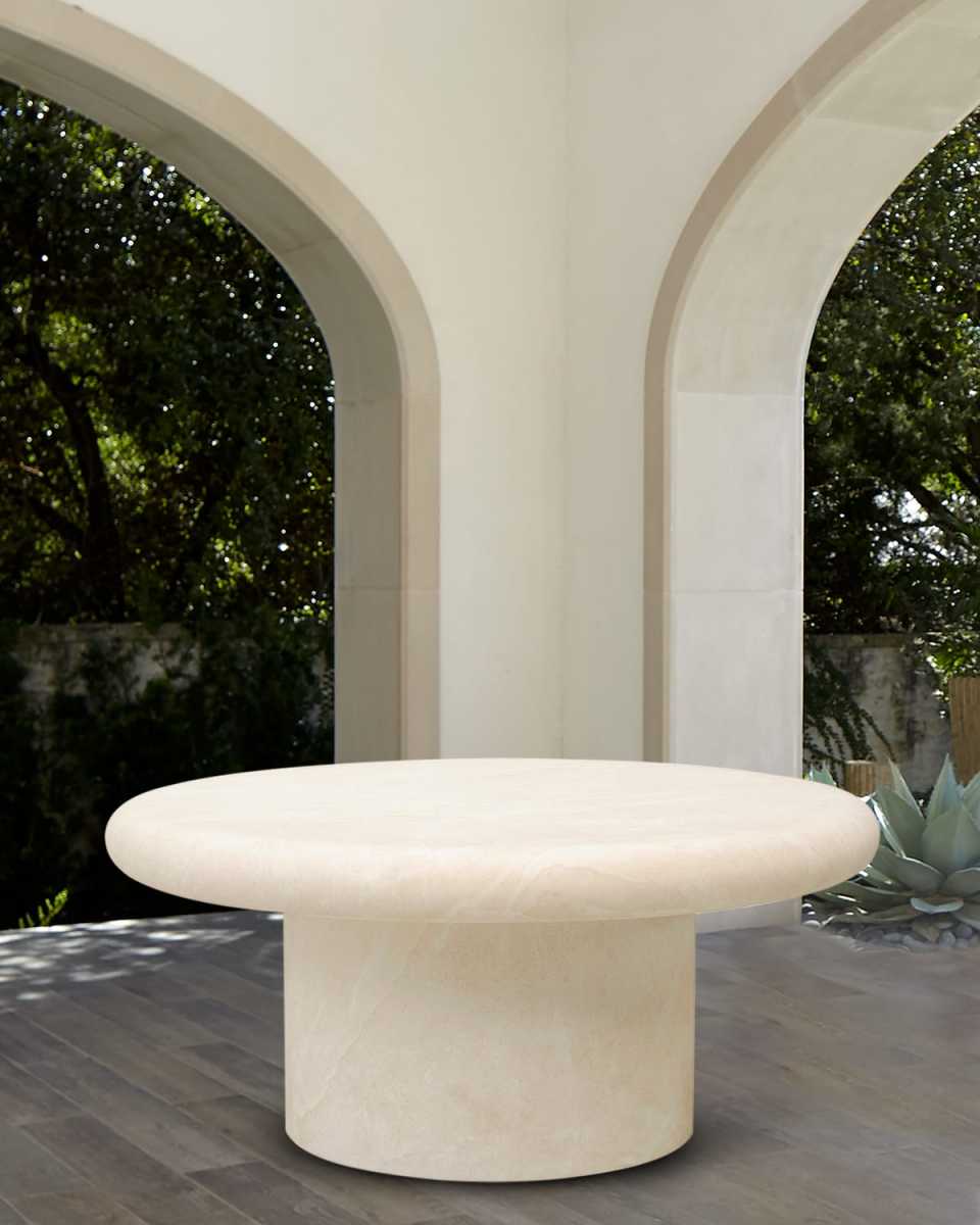 Travertino Outdoor Coffee Table